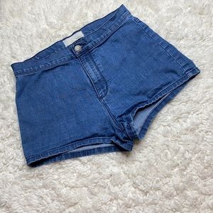 Garage Roller Jean Shorts Hi-Rise Size 9 Jr W1